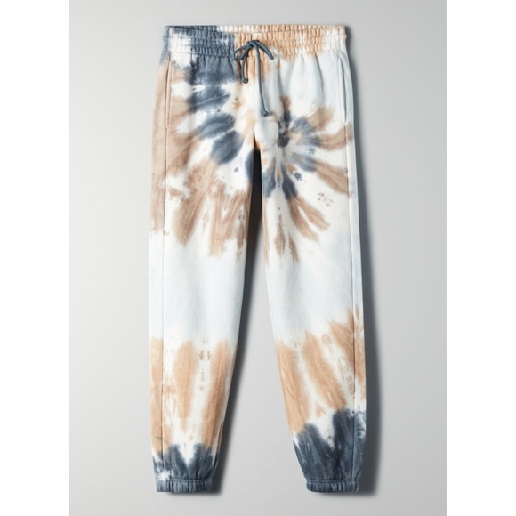 Aritzia Pants - Aritzia Tie Dye Boyfriend Sweatpant in Ashen